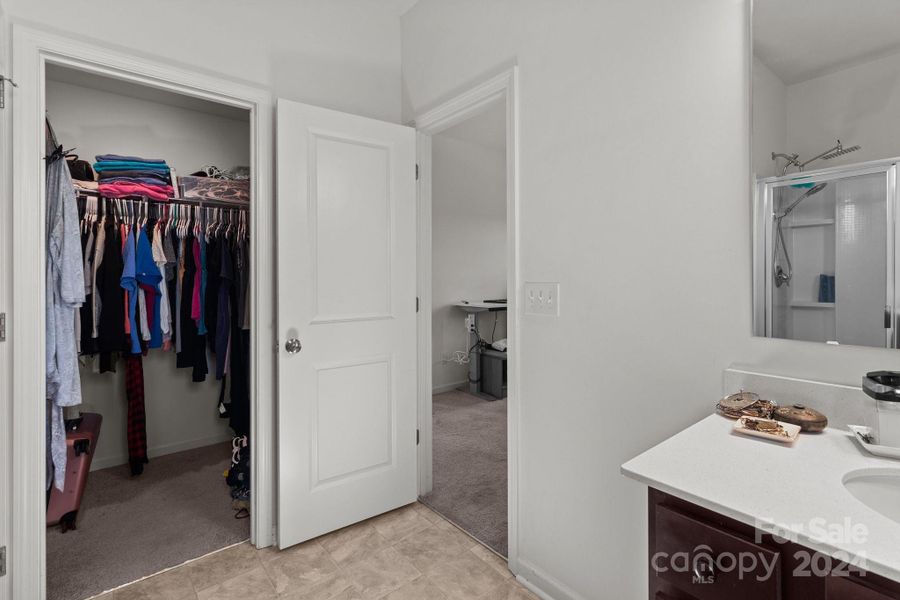 Large walk in closet