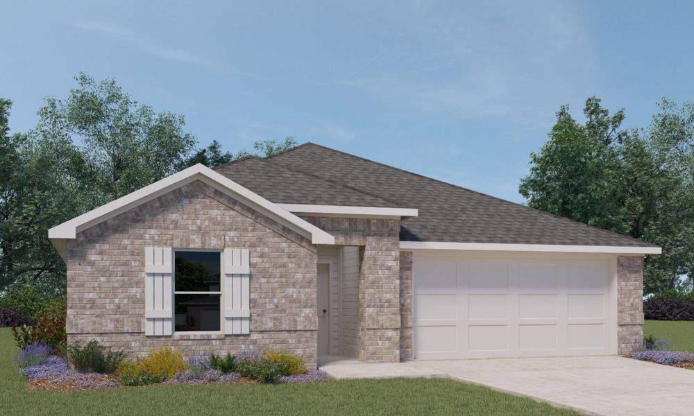 New construction Single-Family house Plan E40L, 18018 Newport Pointe, Crosby, TX 77532 - photo