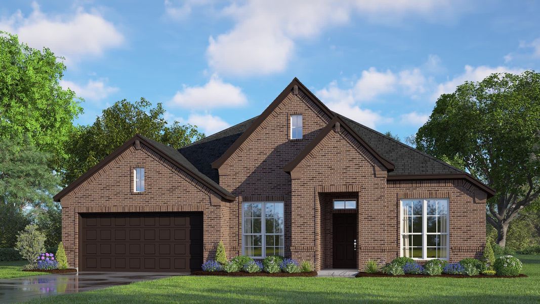 Elevation B | Concept 2464 at Redden Farms in Midlothian, TX by Landsea Homes