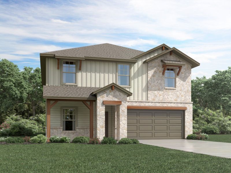 New construction Single-Family house The McCoy (860), 105 Dove Crest Cove, Liberty Hill, TX 78642 - photo