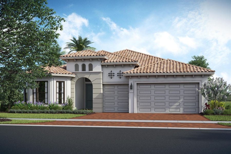 New construction Single-Family house 12151 Waterstone Circle, Palm Beach Gardens, FL 33412 Lucerne- photo