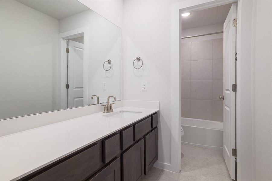 Full bathroom upstairs.