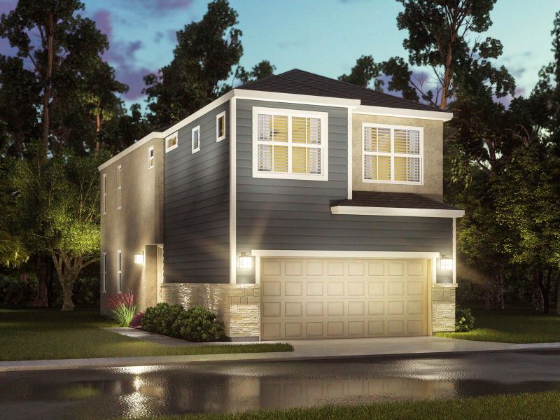 New construction Single-Family house The Sawyer (S102), 16011 Hilltop Oak Drive, Houston, TX 77084 - photo