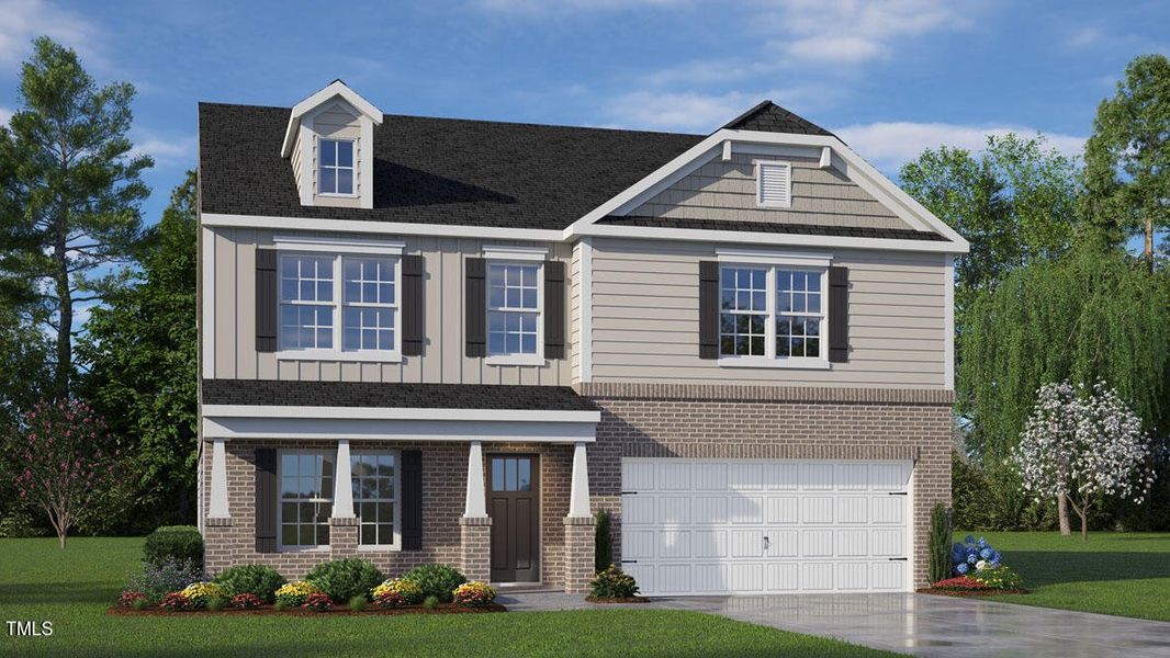 New construction Single-Family house 315 Babbling Creek Drive, Youngsville, NC 27596 Wilmington- photo