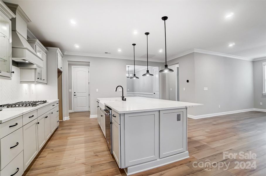 Kitchen with View to Dining Room-Similar to Subject Property