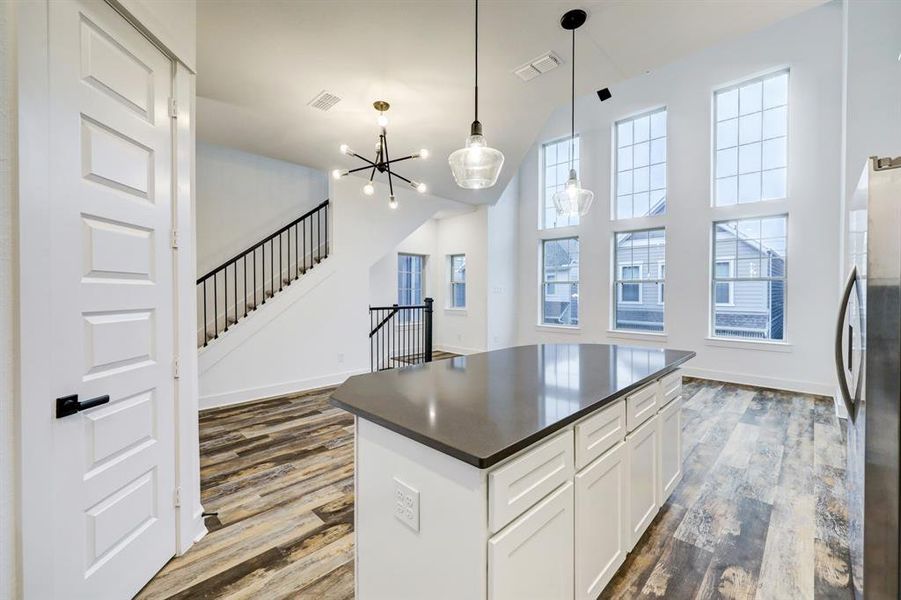 Walk in pantry with plenty of storage