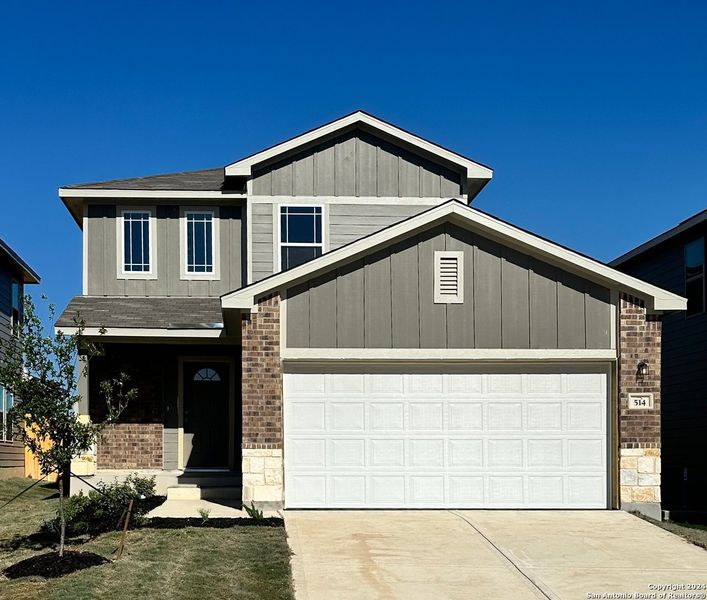 New construction Single-Family house 514 Indian Blossom, San Antonio, TX 78219 Aurora- photo