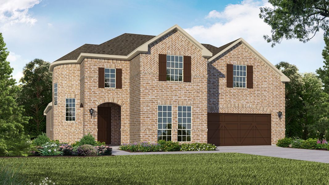 New construction Single-Family house Plan 1687, 121 Shoreview Drive, Rhome, TX 76078 - photo