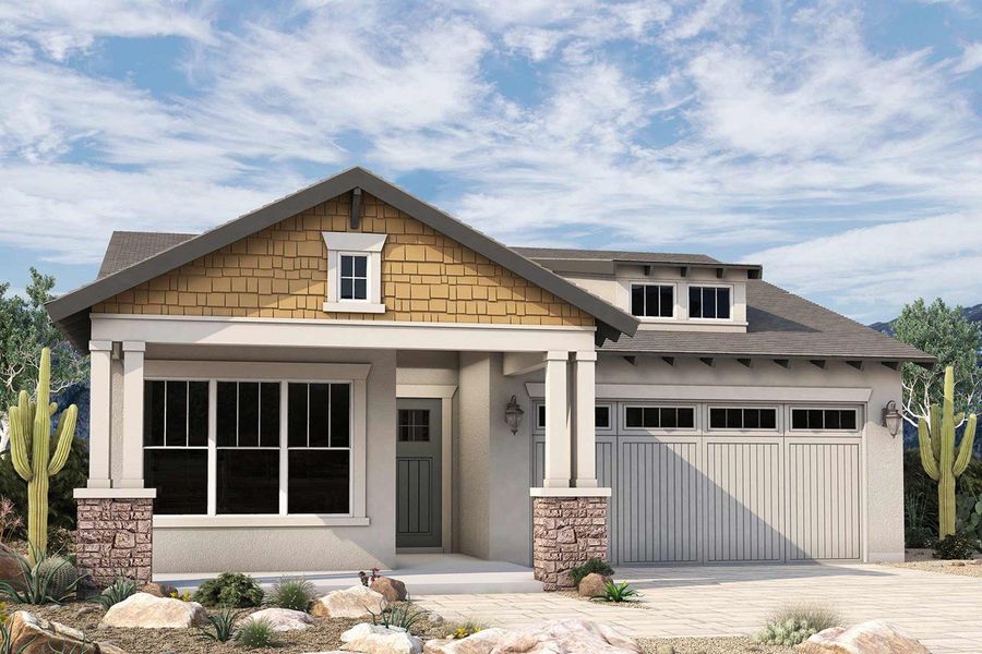 New construction Single-Family house The Despeaux, 2038 West Union Park Drive, Phoenix, AZ 85085 - photo