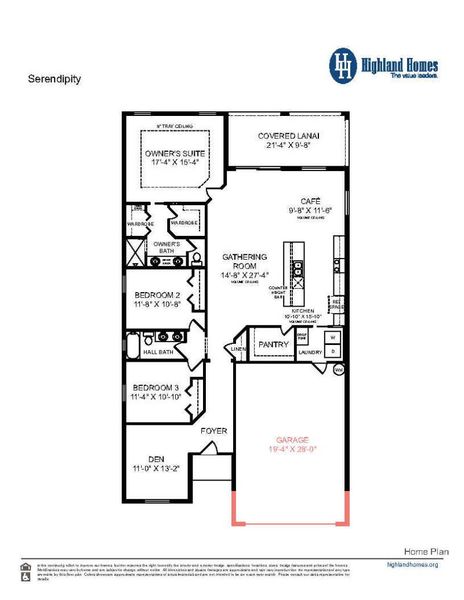 Serendipity - Home Layout