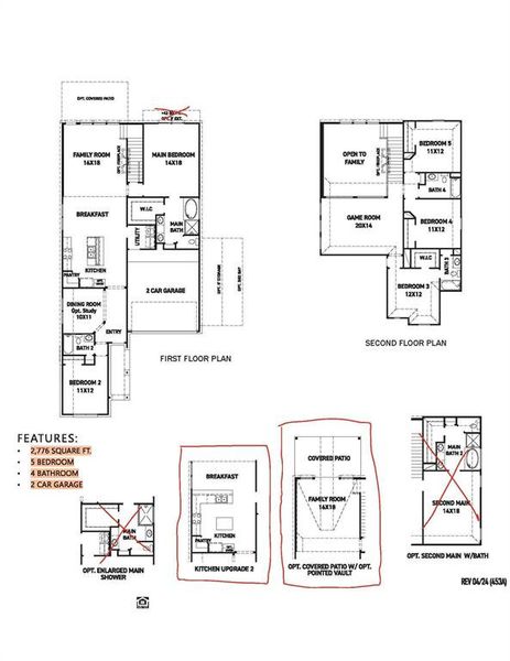 Andrews Plan with circled options