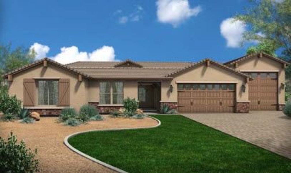 New construction Single-Family house Pinnacle, 29317 North 223rd Avenue, Wittmann, AZ 85361 - photo