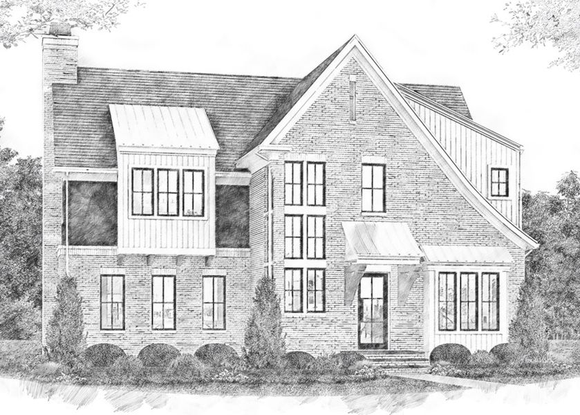 New construction Single-Family house Abigail, 3421 Blue Ridge Road, Raleigh, NC 27612 - photo