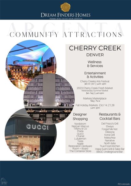 Cherry Creek Shopping Center is 10 mins away from Argenta