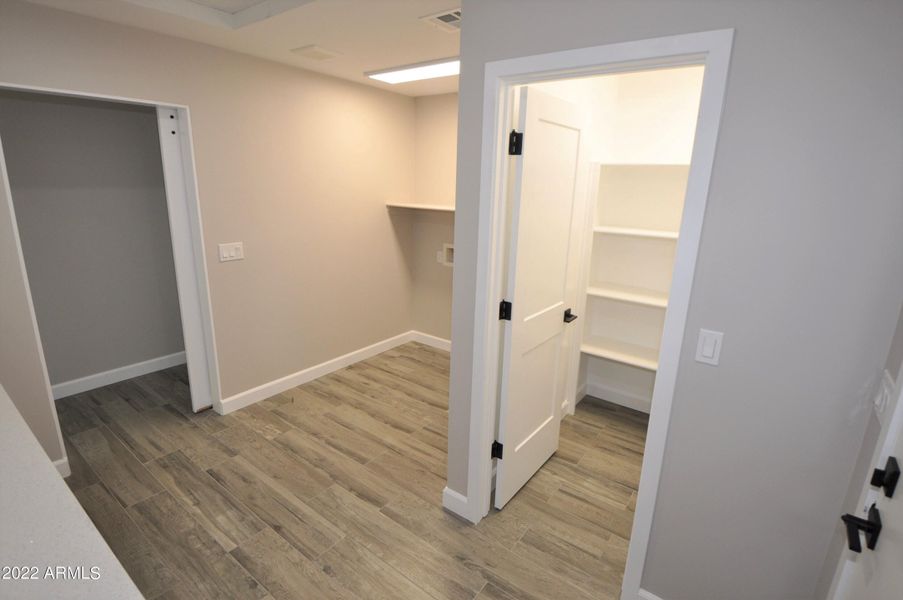 Pantry in Laundry Room