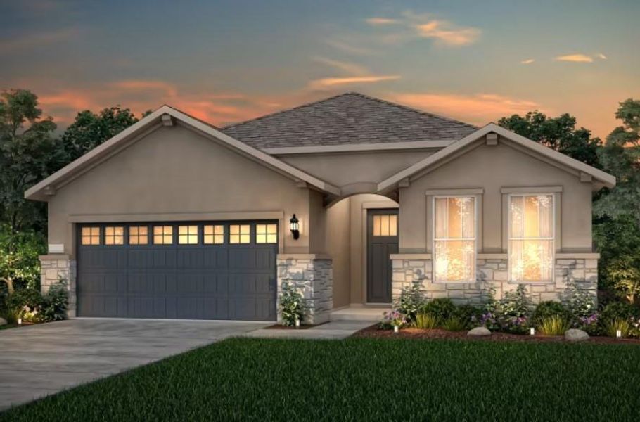 New construction Single-Family house 218 Bellows St, Georgetown, TX 78633 Prosperity- photo