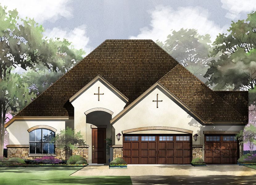 New construction Single-Family house Brentwood, 28430 Colares Way, San Antonio, TX 78260 - photo