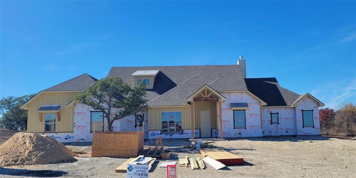 New construction Single-Family house 144 Oak Meadow Lane, Weatherford, TX 76085 The Harper- photo