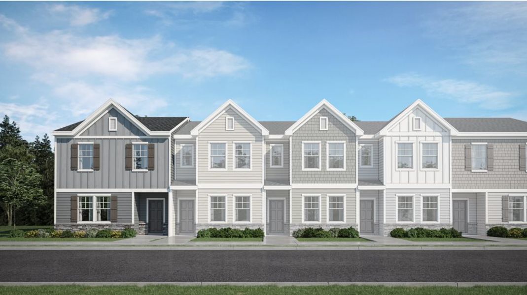 New construction Townhouse house 5027 Microcline Trail, Raleigh, NC 27610 Carlisle- photo