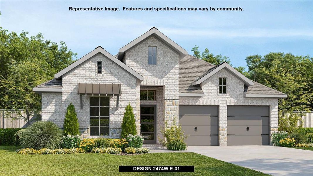 New construction Single-Family house Design 2474W, 108 Capano Creek, Boerne, TX 78006 - photo