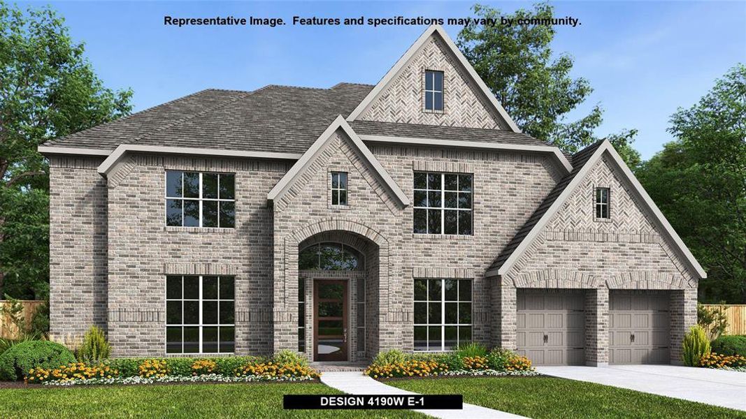 New construction Single-Family house Design 4190W, 16309 Sheridan River Trail, Conroe, TX 77302 - photo