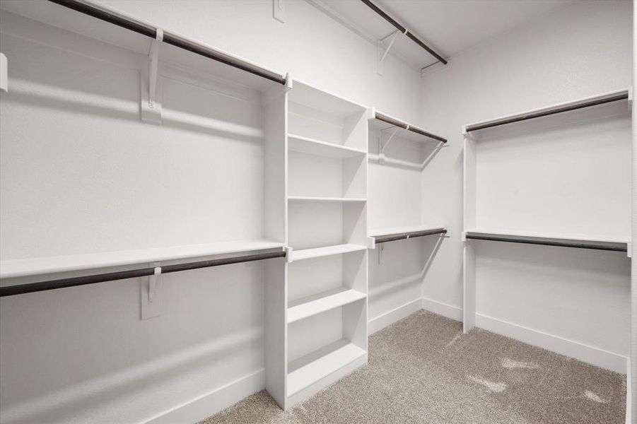 Spacious closet!