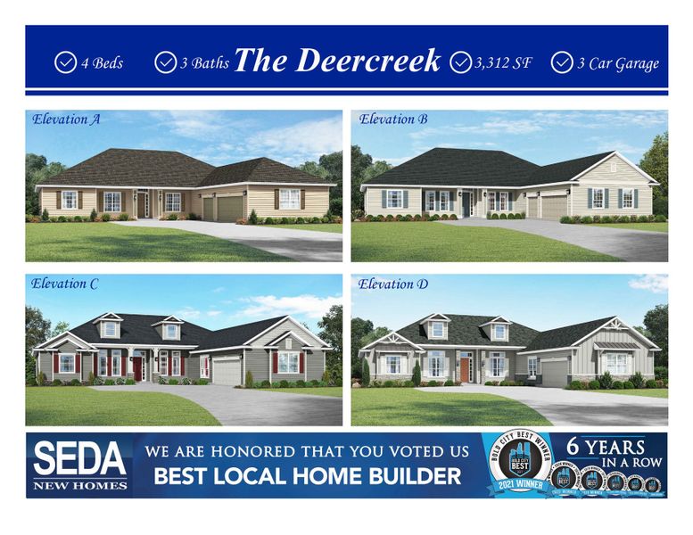 New construction Single-Family house Deercreek, 2439 Cabbage Hammock Road, St. Augustine South, FL 32092 - photo
