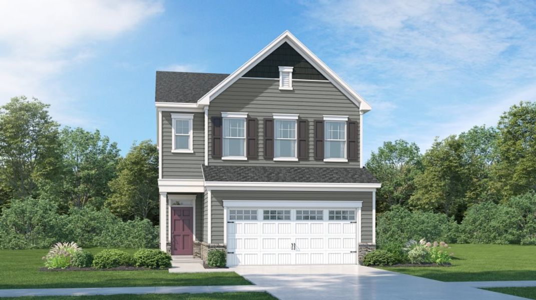 New construction Single-Family house 283 Aster Bloom Ln, Raleigh, NC 27610 Oakley II- photo