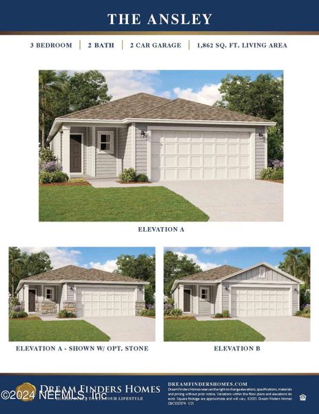 New construction Single-Family house 52 Carlota Way, Saint Augustine, FL 32095 Ansley- photo