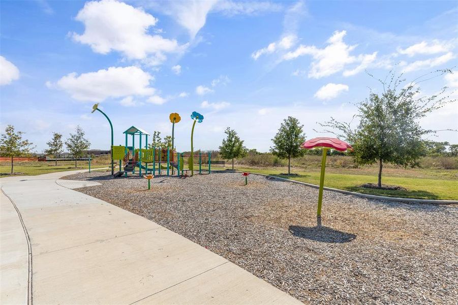 View of community playground