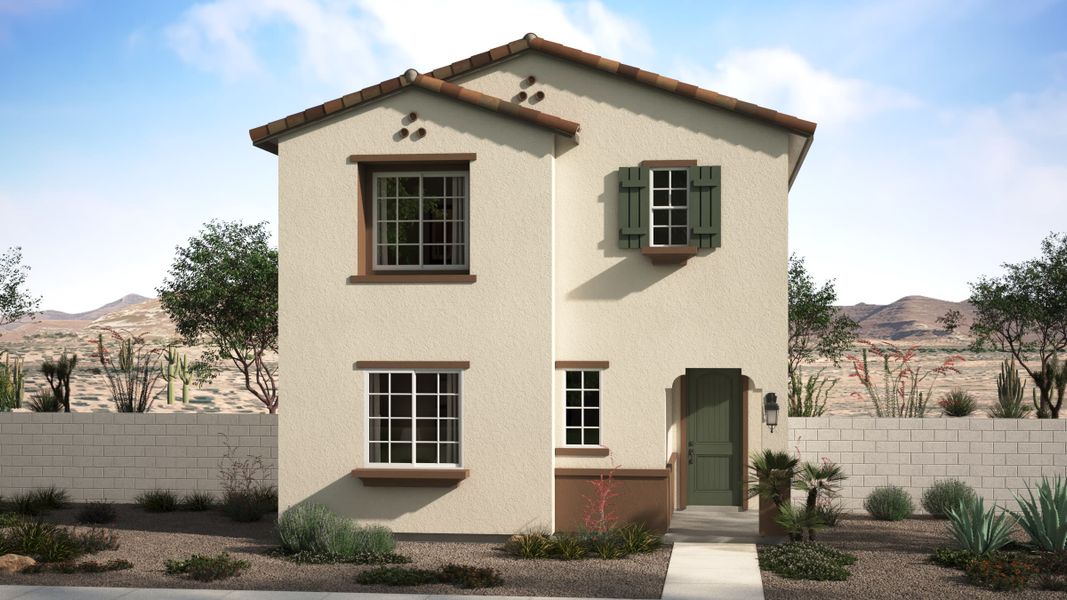 Spanish Elevation | Millennial | Solvida at Estrella | New Homes in Goodyear, AZ | Landsea Homes