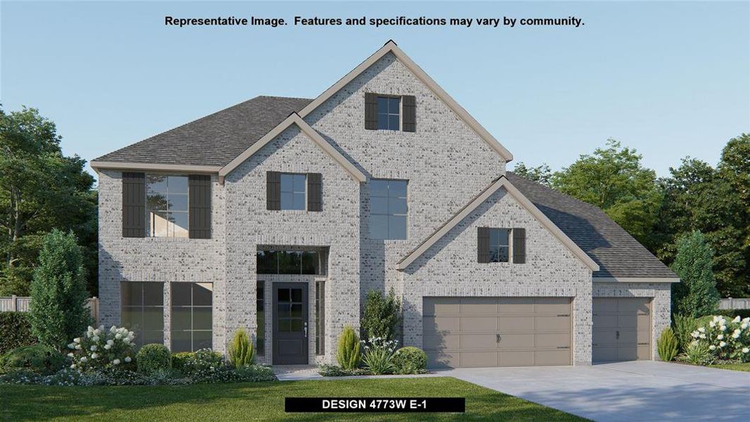 New construction Single-Family house Design 4773W, 101 Teralyn Grove Loop, Willis, TX 77318 - photo