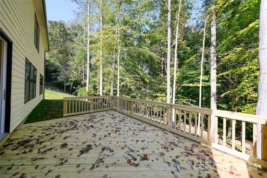 Large deck off Breakfast room