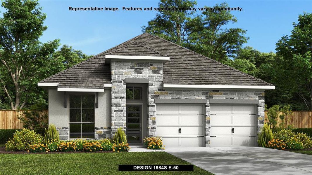 New construction Single-Family house Design 1984S, 309 Langhorne Bend, Liberty Hill, TX 78642 - photo