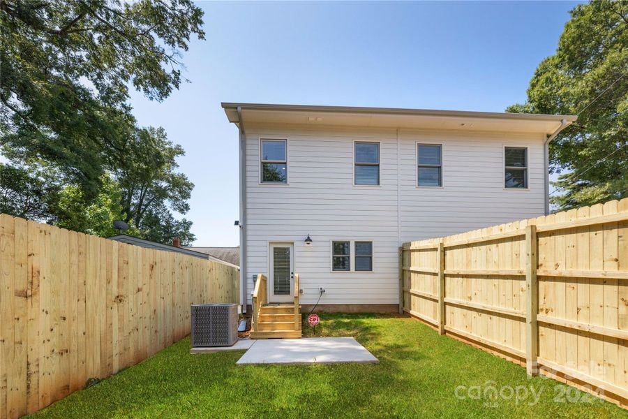 Fully Fenced Backyard