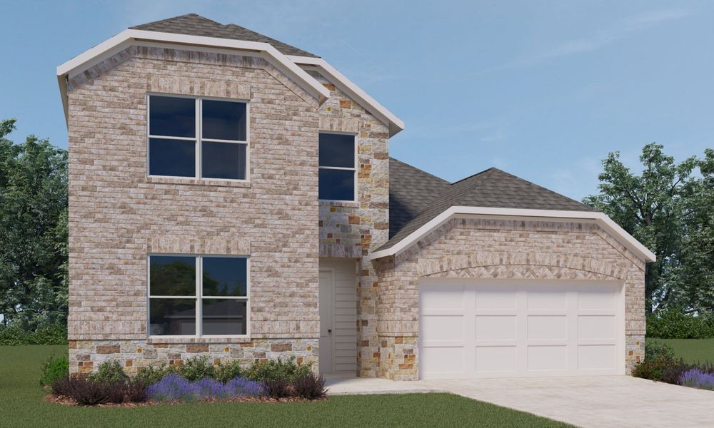 New construction Single-Family house 3392 Voda Bend Drive, Katy, TX 77493 Plan 2185- photo