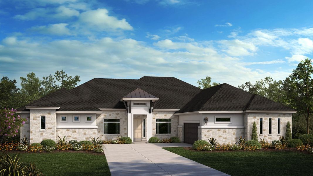 New construction Single-Family house Bulverde, 117 Civita Road, Liberty Hill, TX 78642 - photo