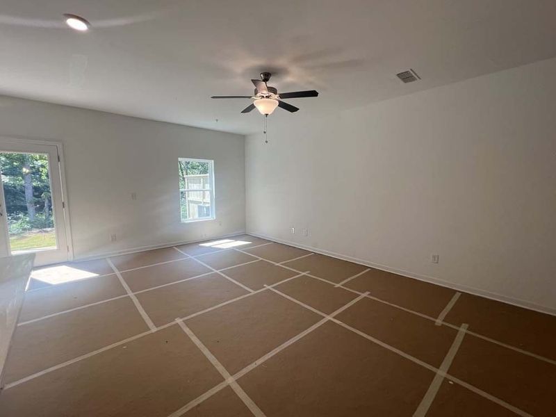 Family Room Construction Progress