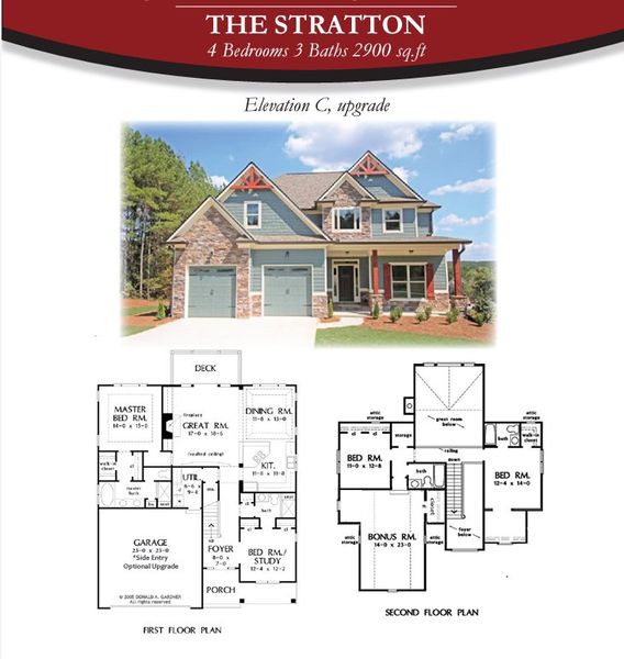 New construction Single-Family house The Stratton, Senators Ridge Dr & Capitol Avenue, Dallas, GA 30132 - photo