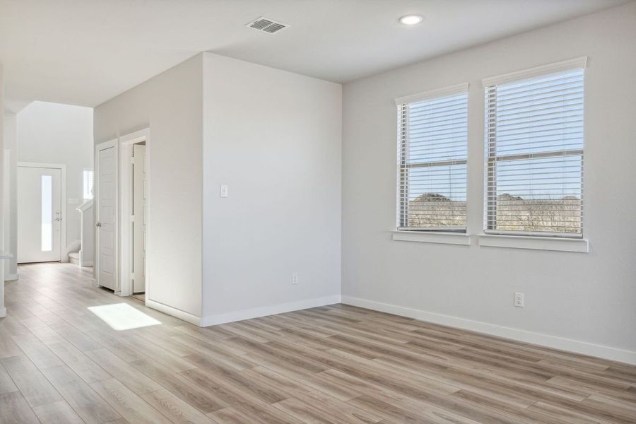 Dining Room in the Willow home plan by Trophy Signature Homes – REPRESENTATIVE PHOTO