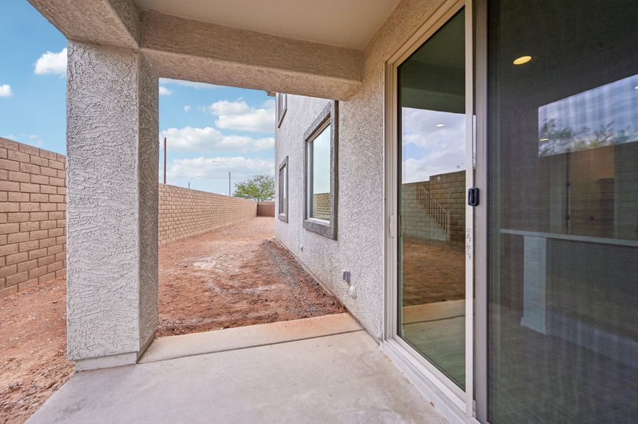 Covered patio