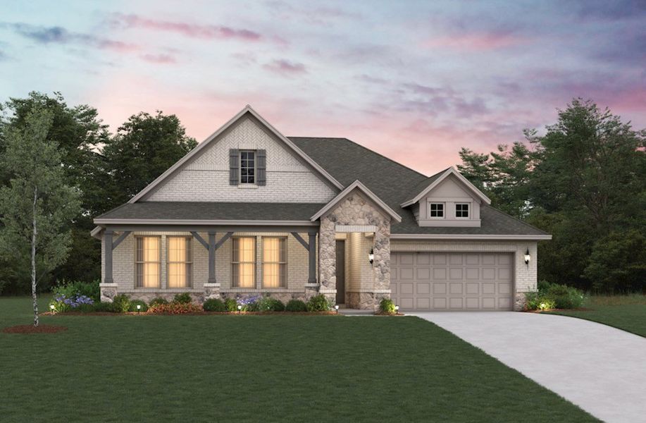 New construction Single-Family house Stockdale, Aria Court, Forney, TX 75126 - photo
