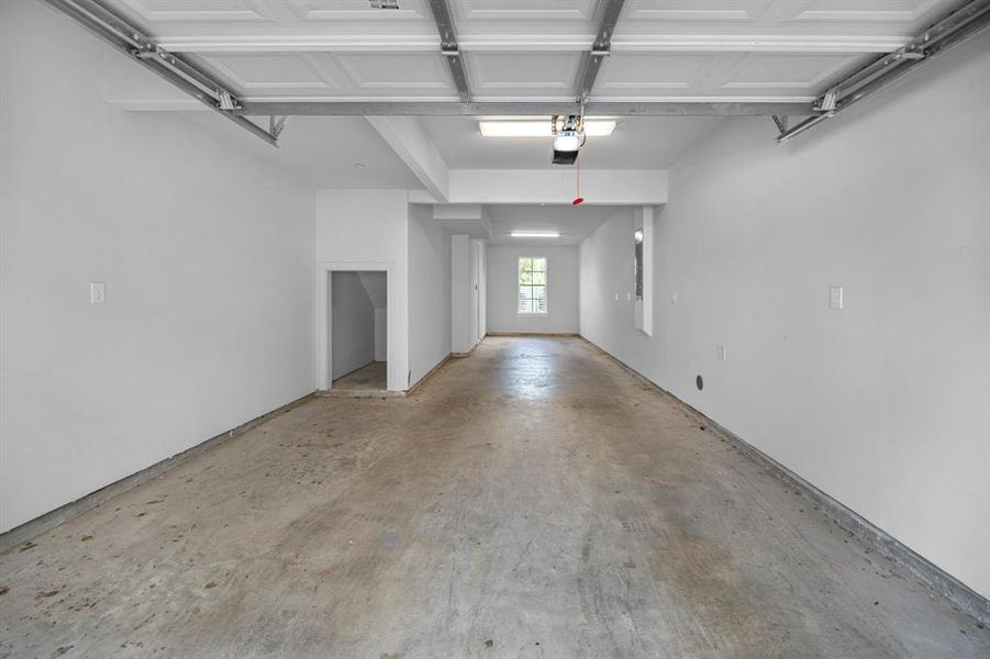 This added feature of a private garage not only enhances accessibility but also keeps your cars protected from the elements, making it a practical and desirable aspect of this townhome.