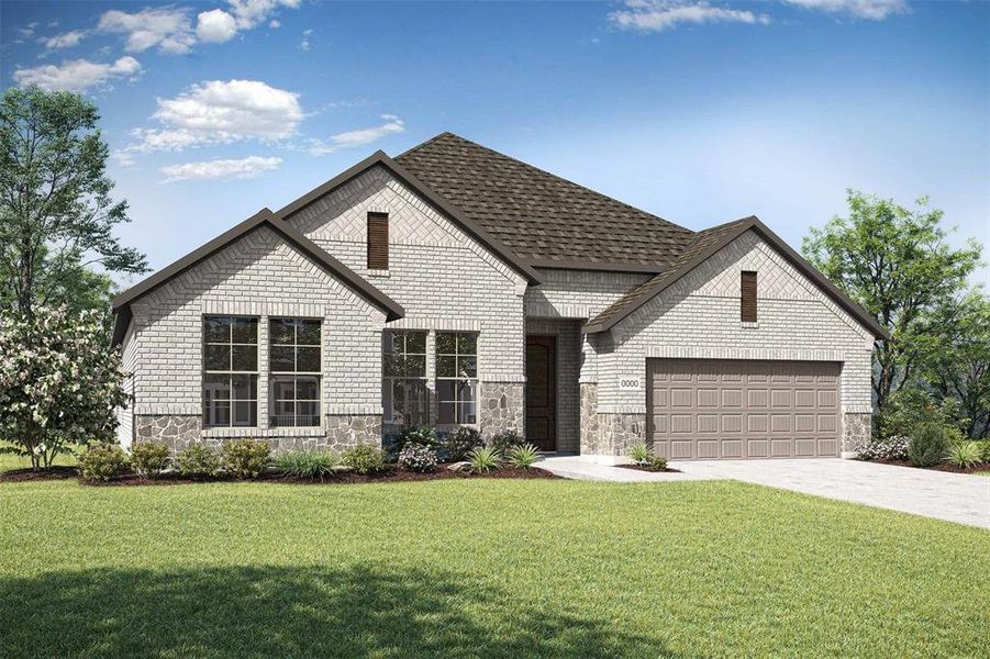 New construction Single-Family house 129 Laverna Lane, Hickory Creek, TX 75065 Asher- photo