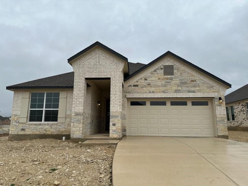 New construction Single-Family house 205 Mystic Canyon Ln, Georgetown, TX 78628 The Kingston II- photo