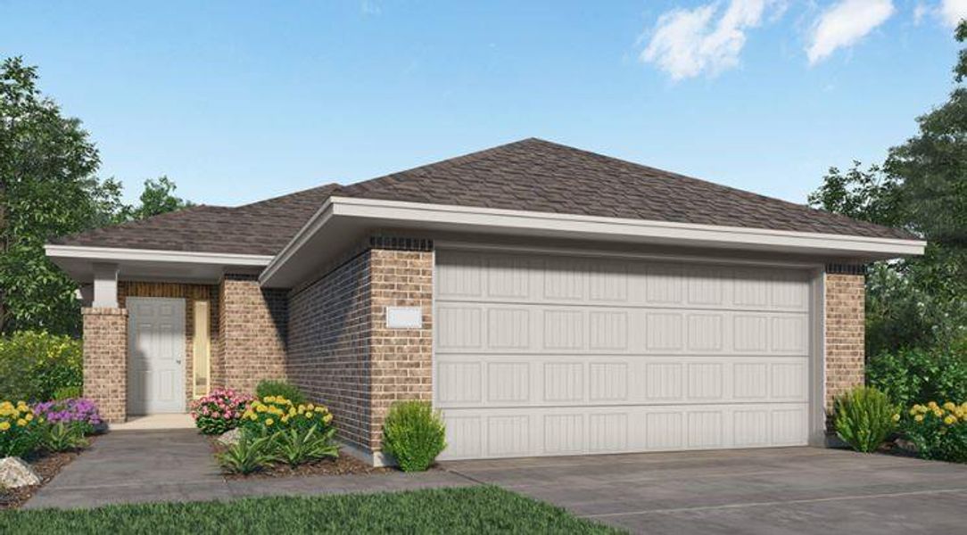 New construction Single-Family house 18670 Cepagatti Drive, New Caney, TX 77357 Brook II- photo
