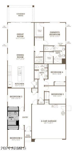 Sapphire Lot 54 Floor Plan Cotton