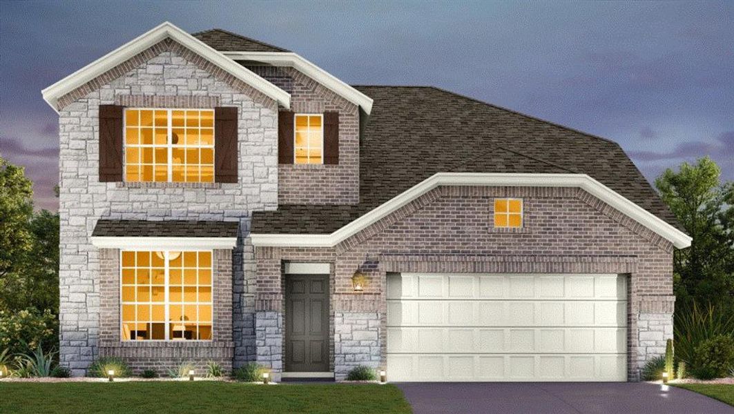 New construction Single-Family house 2007 Milano River Rd, Hutto, TX 78634 Westlake Homeplan- photo