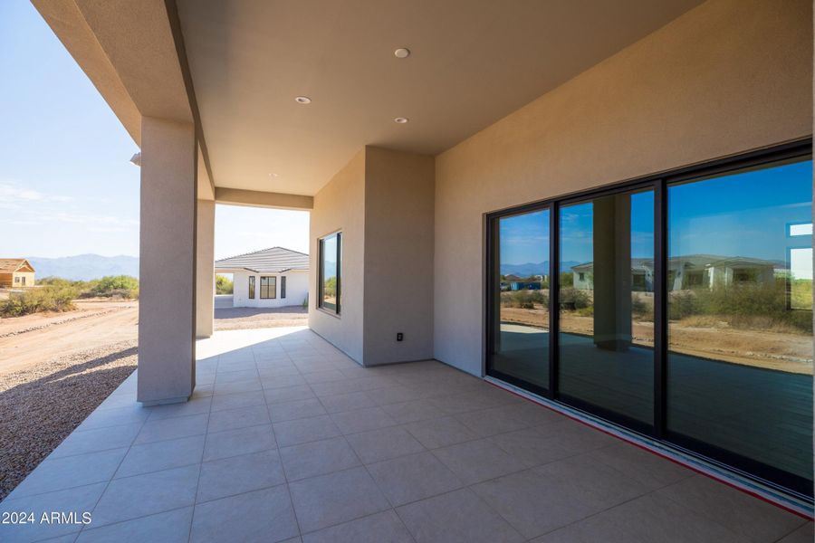 Patio w/ Accordion Door to Great Room