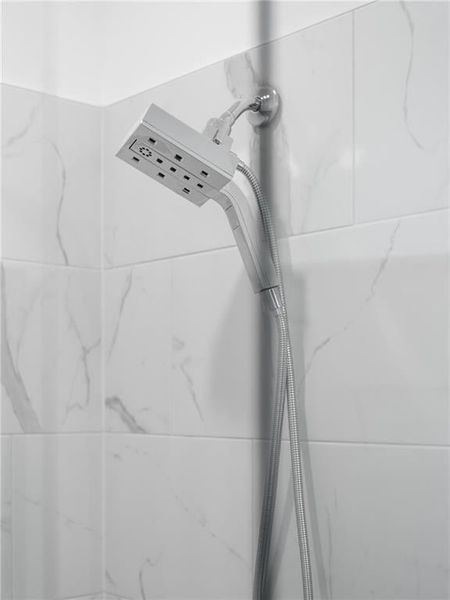 Details with tiled shower.
*Model Home-Representative purposes only*